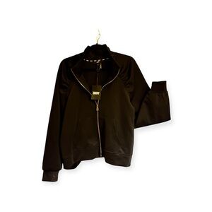 DKNY Women's Black Bomber Jacket
